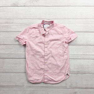 Denim & Flower by Ricky Singh Girls Button-Down Shirt Pink 7